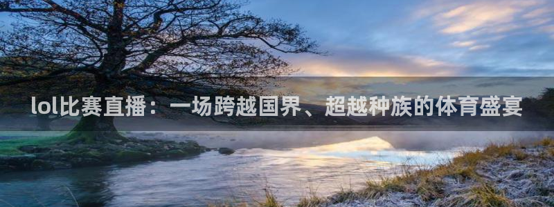 nba无插件直播看球吧：lol比赛直播：一场跨越国界、超越种族的体育盛宴